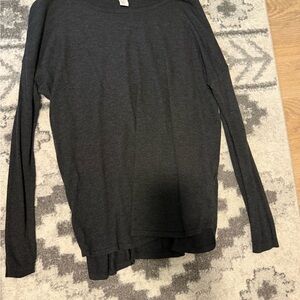 Black Long Sleeve Top